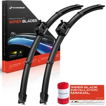 2 Pcs Front 24" & 19" Windshield Wiper Blades