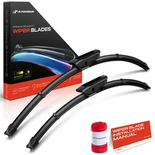 2 Pcs Front 26" & 22" Windshield Wiper Blades