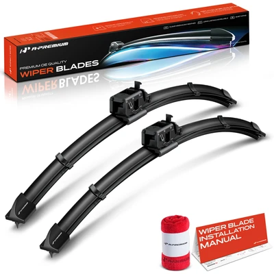 2 Pcs Front 16" & 16" Windshield Wiper Blades