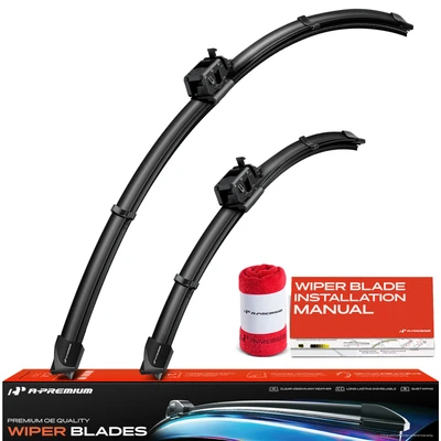 2 Pcs Front 28" & 18" Windshield Wiper Blades