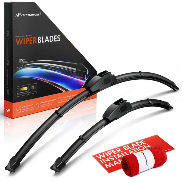 2002-2006 2019-2024 Nissan Altima 2-Pc 26″ + 17″ Beam Windshield Wiper Blade All Season, Quiet, Streak Free A-Premium APWB322