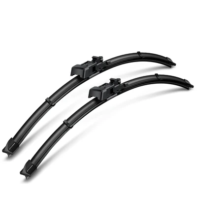 2 Pcs Front 24" & 19" Windshield Wiper Blades
