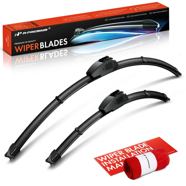2013-2019 Nissan Sentra 2-Pc 28″ + 15″ Beam Windshield Wiper Blade All Season, Quiet, Streak Free A-Premium APWB335