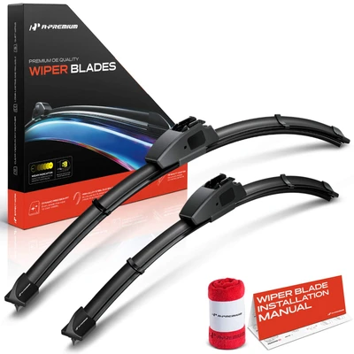 2 Pcs Front 24" & 18" Windshield Wiper Blades