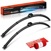 2014-2020 BMW i8 2pc Beam Windshield Wiper Blades All Season, Quiet, Streak Free A-Premium APWB018