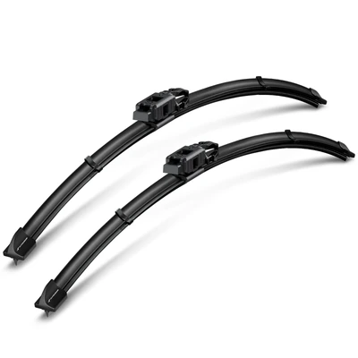 2 Pcs Front 23" & 21" Windshield Wiper Blades