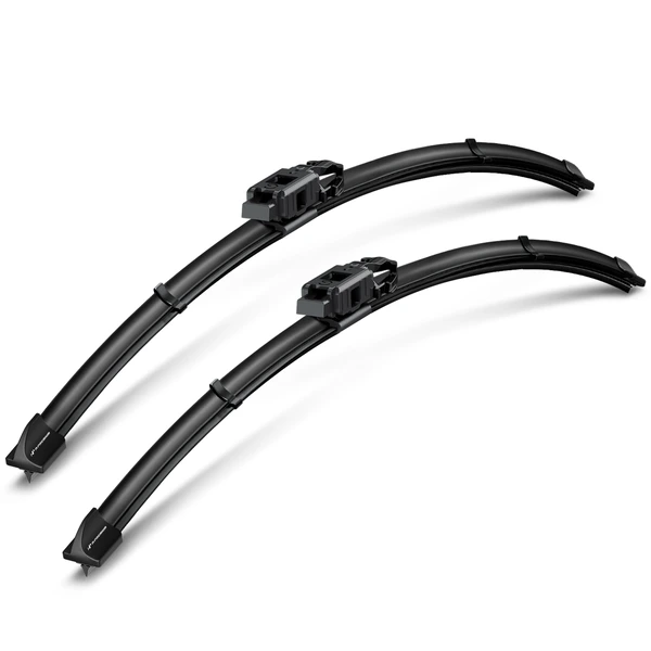 2-Pc 23″ + 21″ Beam Windshield Wiper Blade All Season, Quiet, Streak Free A-Premium APWB031
