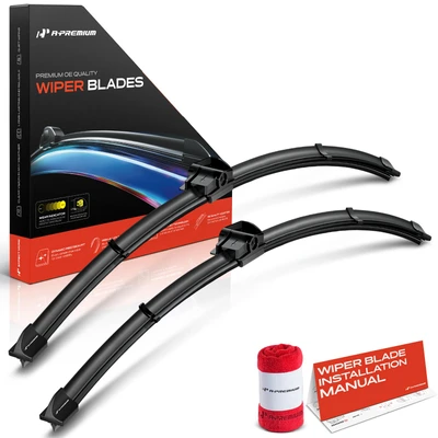 2 Pcs Front 24" & 20" Windshield Wiper Blades