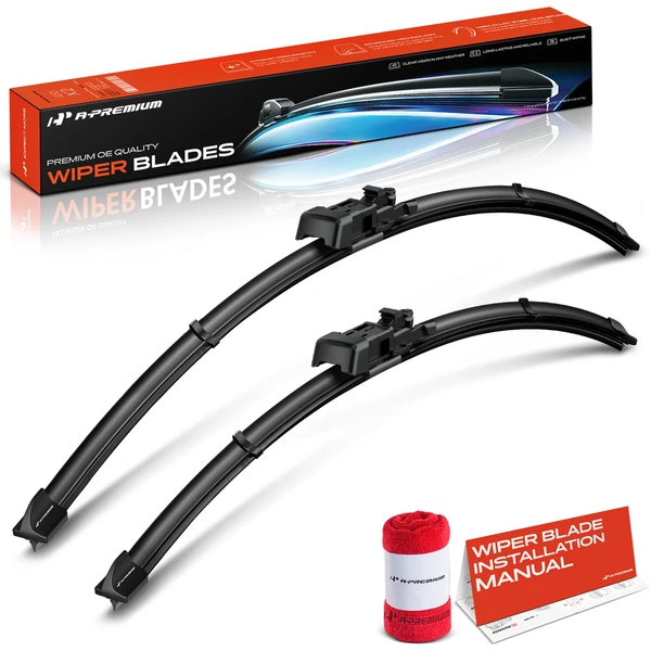 2015-2024 Ford Transit-250 2-Pc 28″ + 21″ Beam Windshield Wiper Blade All Season, Quiet, Streak Free A-Premium APWB098