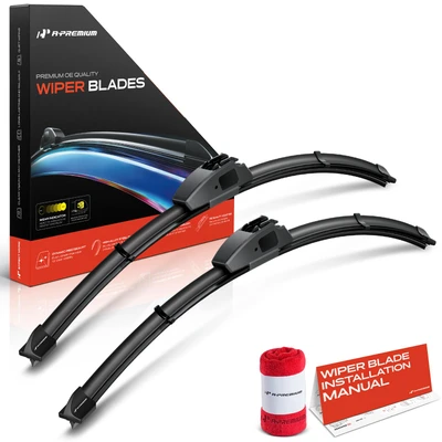 2 Pcs Front 22" & 22" Windshield Wiper Blades