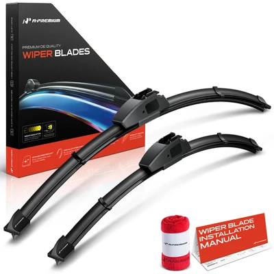 2 Pcs Front 22" & 16" Windshield Wiper Blades