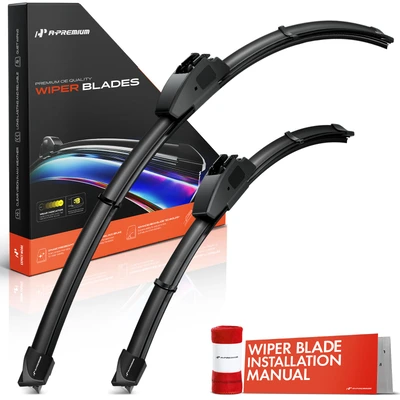 2 Pcs Front 24 inch & 16 inch Windshield Wiper Blades