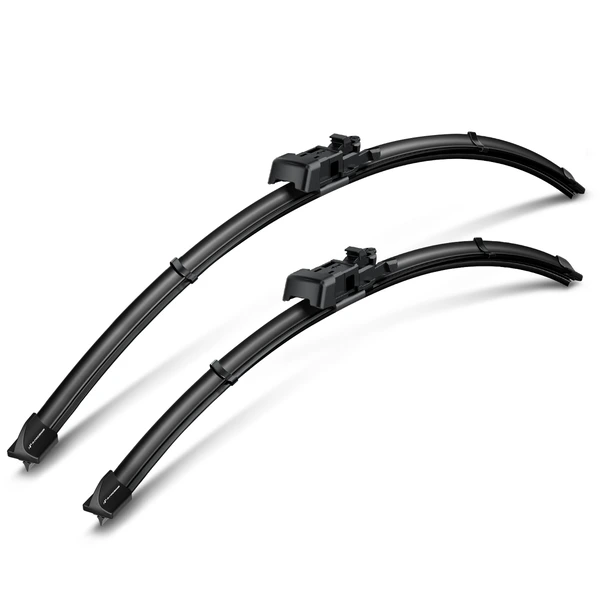 2-Pc 28″ + 19″ Beam Windshield Wiper Blades All Season, Quiet, Streak Free A-Premium APWB191