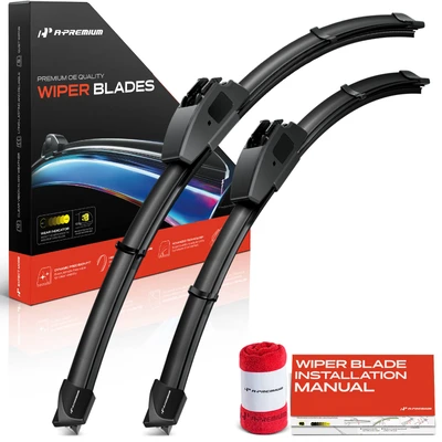 2 Pcs Front 24" & 16" Windshield Wiper Blades