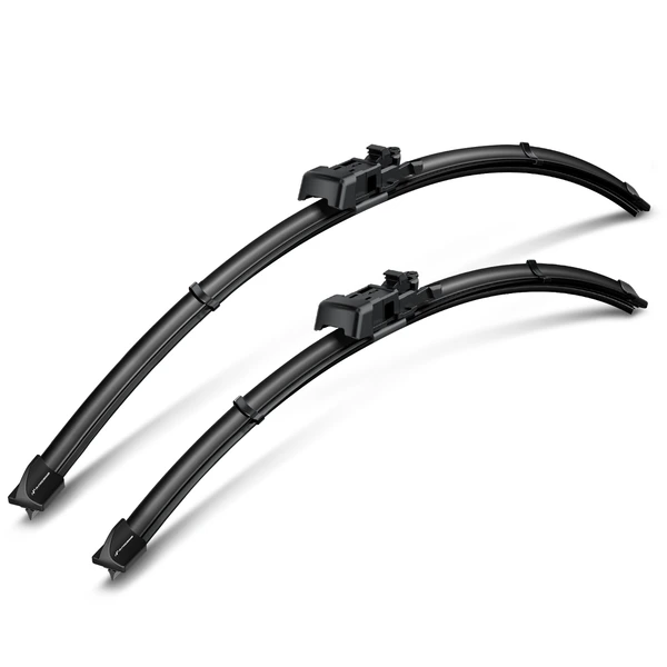2-Pc 28″ + 24″ Beam Windshield Wiper Blade All Season, Quiet, Streak Free A-Premium APWB201