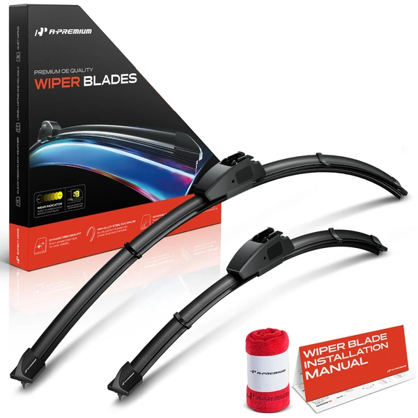 2016-2024 Hyundai Tucson 2-Pc 26″ + 16″ Beam Windshield Wiper Blade All Season, Quiet, Streak Free A-Premium APWB229