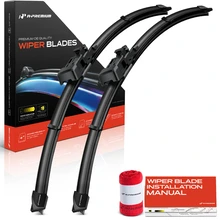 2009-2011 Hyundai Genesis 2pc 24″ + 20″ Beam Windshield Wiper Blade All Season, Quiet, Streak Free A-Premium APWB226