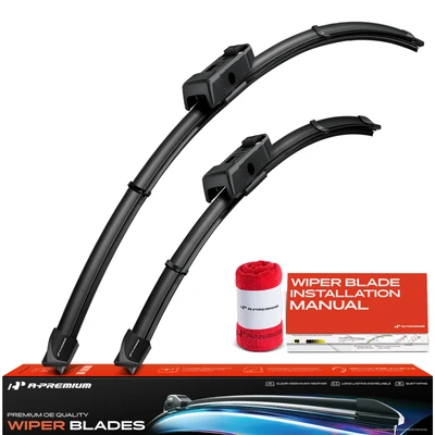 2 Pcs Front 27" & 20" Windshield Wiper Blades