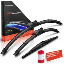 2017-2024 Mazda CX-5 3pc Beam Windshield Wiper Blades All Season, Quiet, Streak Free A-Premium APWB654