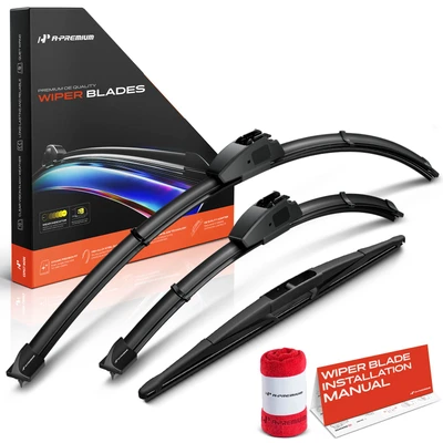 3-Pc 26" + 16" +14" Windshield Wiper Blades