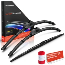 1999-2002 Mercury Cougar 3pc Beam Windshield Wiper Blades All Season, Quiet, Streak Free A-Premium APWB680