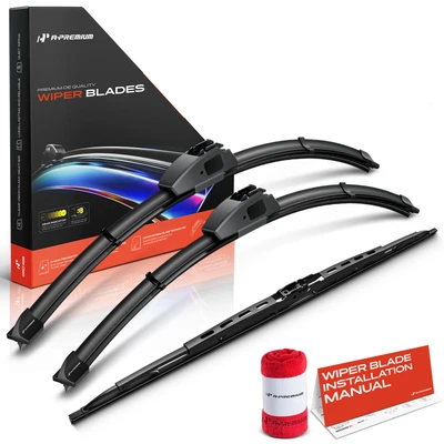 3-Pc 24" + 21" + 22" Windshield Wiper Blades