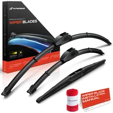 2006-2007 Nissan Murano 3pc Beam Windshield Wiper Blades All Season, Quiet, Streak Free A-Premium APWB700