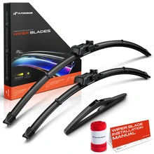2022-2024 Nissan Pathfinder 3pc Beam Windshield Wiper Blades All Season, Quiet, Streak Free A-Premium APWB706