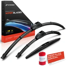 2009-2014 Nissan Murano 3pc Beam Windshield Wiper Blades All Season, Quiet, Streak Free A-Premium APWB707