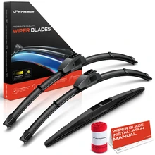 2017-2024 Nissan Armada 3pc Beam Windshield Wiper Blades All Season, Quiet, Streak Free A-Premium APWB709
