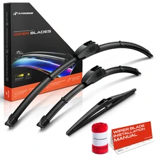 2018-2024 Nissan Kicks 3pc Beam Windshield Wiper Blades All Season, Quiet, Streak Free A-Premium APWB711