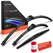 2024 Nissan ARIYA 3pc Beam Windshield Wiper Blades All Season, Quiet, Streak Free A-Premium APWB702