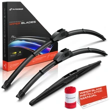 2014-2020 Acura MDX 3pc Beam Windshield Wiper Blades All Season, Quiet, Streak Free A-Premium APWB440
