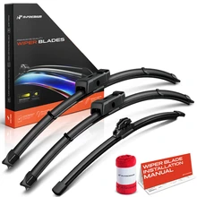 2013-2016 Audi allroad 3pc Beam Windshield Wiper Blades All Season, Quiet, Streak Free A-Premium APWB451