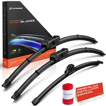 2015-2018 Audi Q3 3pc Beam Windshield Wiper Blades All Season, Quiet, Streak Free A-Premium APWB452