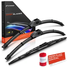 1995-1997 1999-2000 Audi A6 3pc Beam Windshield Wiper Blades All Season, Quiet, Streak Free A-Premium APWB446
