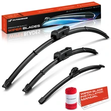 2022-2024 Audi Q4 e-tron 3pc Beam Windshield Wiper Blades All Season, Quiet, Streak Free A-Premium APWB459