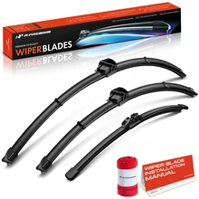 2011-2017 BMW X3 3pc Beam Wiper Blade All Season, Quiet, Streak Free A-Premium APWB466