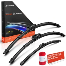 2017-2024 Mini Cooper Countryman 3pc Beam Windshield Wiper Blades All Season, Quiet, Streak Free A-Premium APWB463