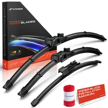 2010-2012 BMW X1 3pc Beam Windshield Wiper Blades All Season, Quiet, Streak Free A-Premium APWB473