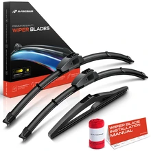 2005-2008 Dodge Magnum 3pc Beam Windshield Wiper Blades All Season, Quiet, Streak Free A-Premium APWB493