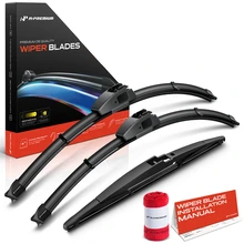 2009-2020 Dodge Journey 3pc Beam Windshield Wiper Blades All Season, Quiet, Streak Free A-Premium APWB495