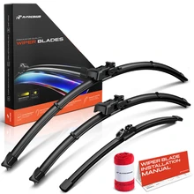 2020-2024 Ford Explorer 3pc Beam Windshield Wiper Blades All Season, Quiet, Streak Free A-Premium APWB521