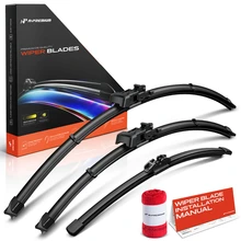 2018-2021 Ford EcoSport 3pc Beam Windshield Wiper Blades All Season, Quiet, Streak Free A-Premium APWB527
