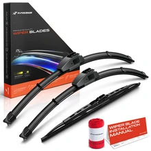 2007-2009 GMC Envoy 3pc Beam Windshield Wiper Blades All Season, Quiet, Streak Free A-Premium APWB547