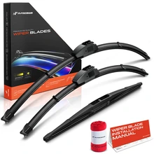 2016-2022 Honda Pilot 3pc Beam Windshield Wiper Blades All Season, Quiet, Streak Free A-Premium APWB552