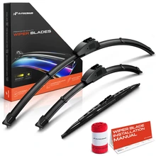 2012-2016 Honda CR-V 3pc Beam Windshield Wiper Blades All Season, Quiet, Streak Free A-Premium APWB566
