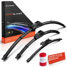 2024 Hyundai Santa Fe 3pc Beam Windshield Wiper Blades All Season, Quiet, Streak Free A-Premium APWB583