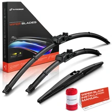 2018-2020 Jaguar XF 3pc Beam Windshield Wiper Blades All Season, Quiet, Streak Free A-Premium APWB610