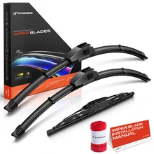 2007-2016 Jeep Patriot 3pc Beam Windshield Wiper Blades All Season, Quiet, Streak Free A-Premium APWB617
